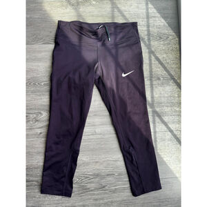 Nike Dri-Fit Purple Capri Pants Size S - Women's